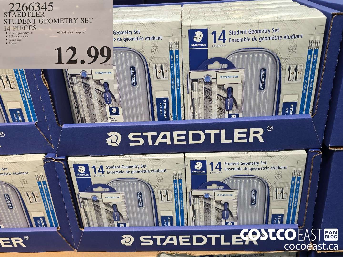 2266345 STAEDTLER STUDENT GEOMETRY SET 14 PIECES $12.99
