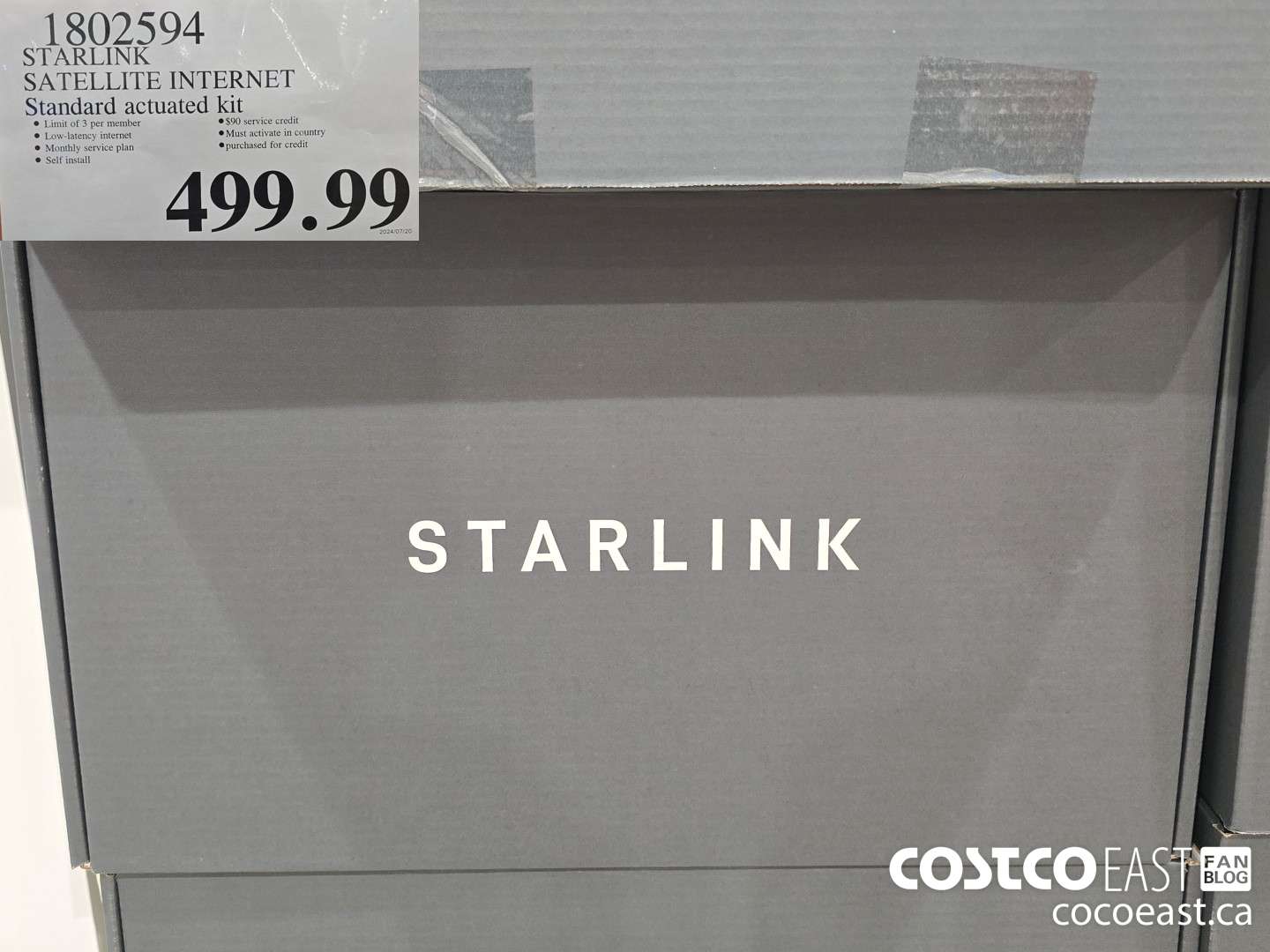 1802594 STARLINK SATELLITE INTERNET STANDARD ACTUATED KIT $499.99