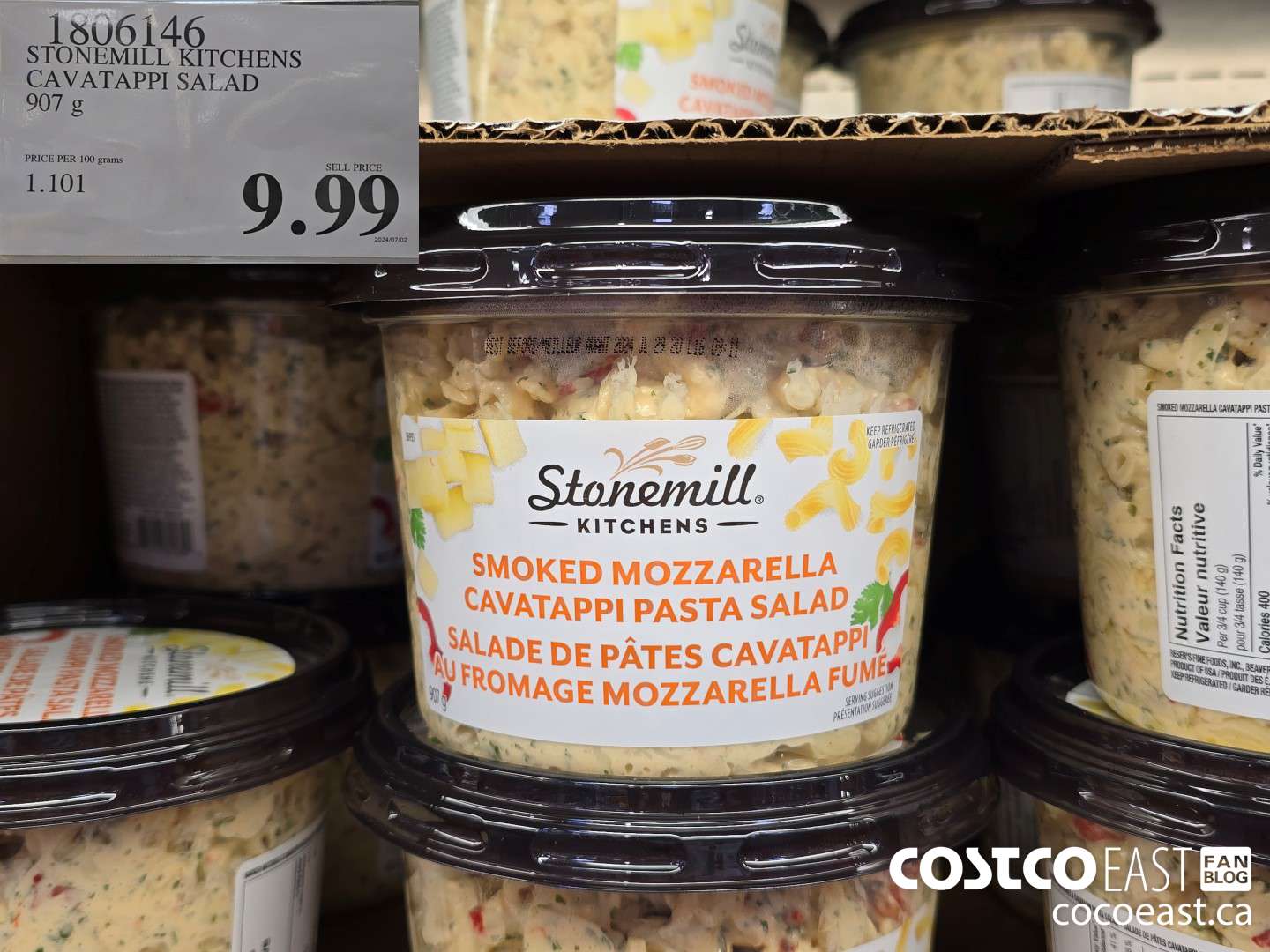 1806146 STONEMILL KITCHENS CAVATAPPI SALAD 907 G $9.99
