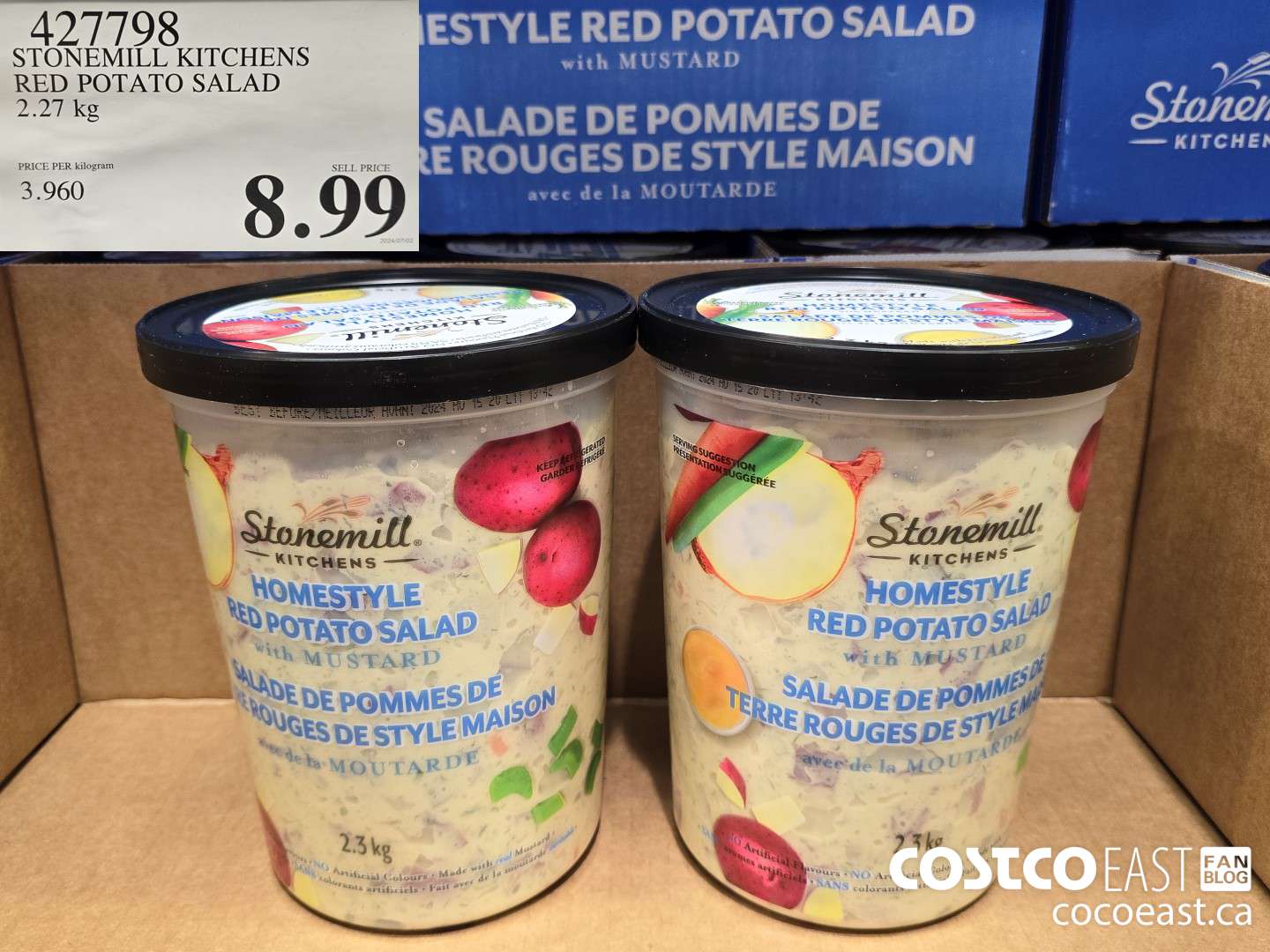 427798 STONEMILL KITCHENS RED POTATO SALAD 2.27 KG $8.99