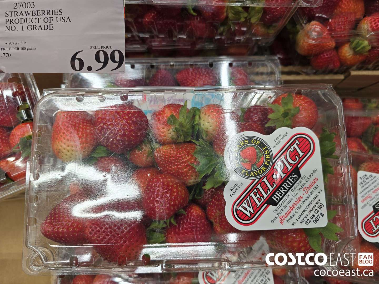 27003 STRAWBERRIES PRODUCT OF USA NO. 1 GRADE $6.99