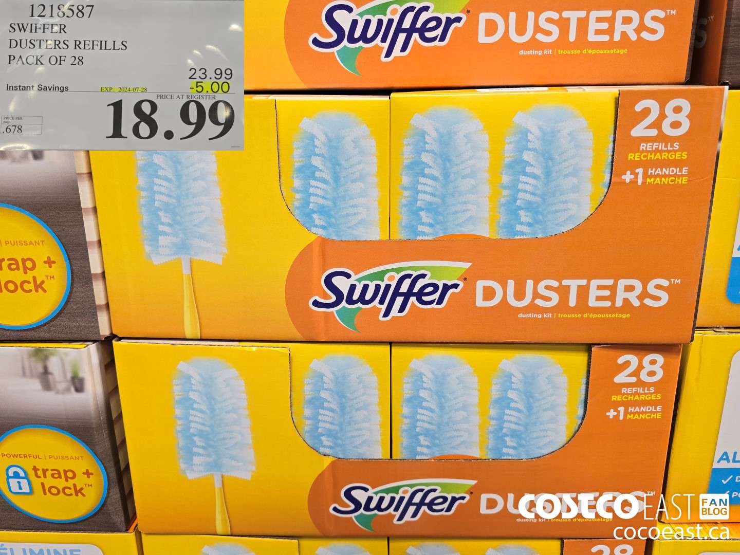 1218587 SWIFFER DUSTERS REFILLS PACK OF 28 ($5.00 INSTANT SAVINGS EXPIRES ON 2024-07-28) $18.99
