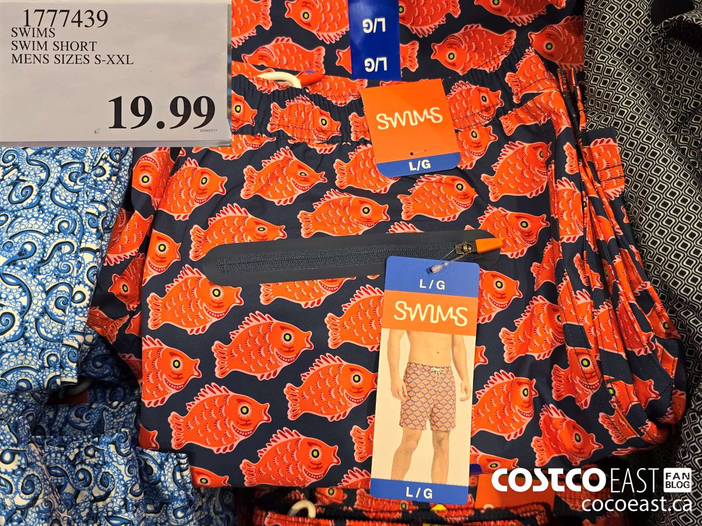 1777439 SWIMS SWIM SHORT MENS SIZES S-XXL $19.99