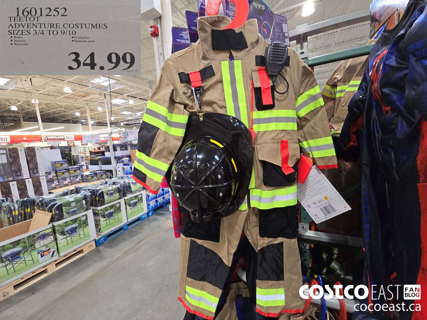 1601252 TEETOT ADVENTURE COSTUMES SIZES 3-4 TO 7-8 $34.99