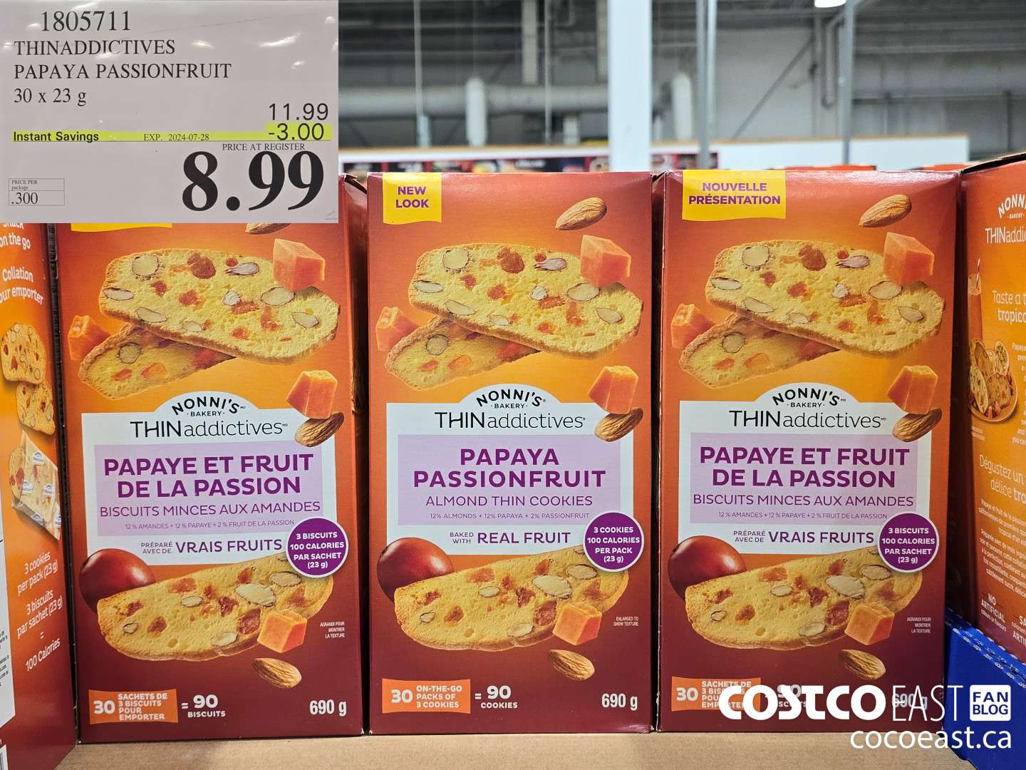 1805711 THINADDICTIVES PAPAYA PASSIONFRUIT 30 x 23 g ($3.00 INSTANT SAVINGS EXPIRES ON 2024-07-28) $8.99