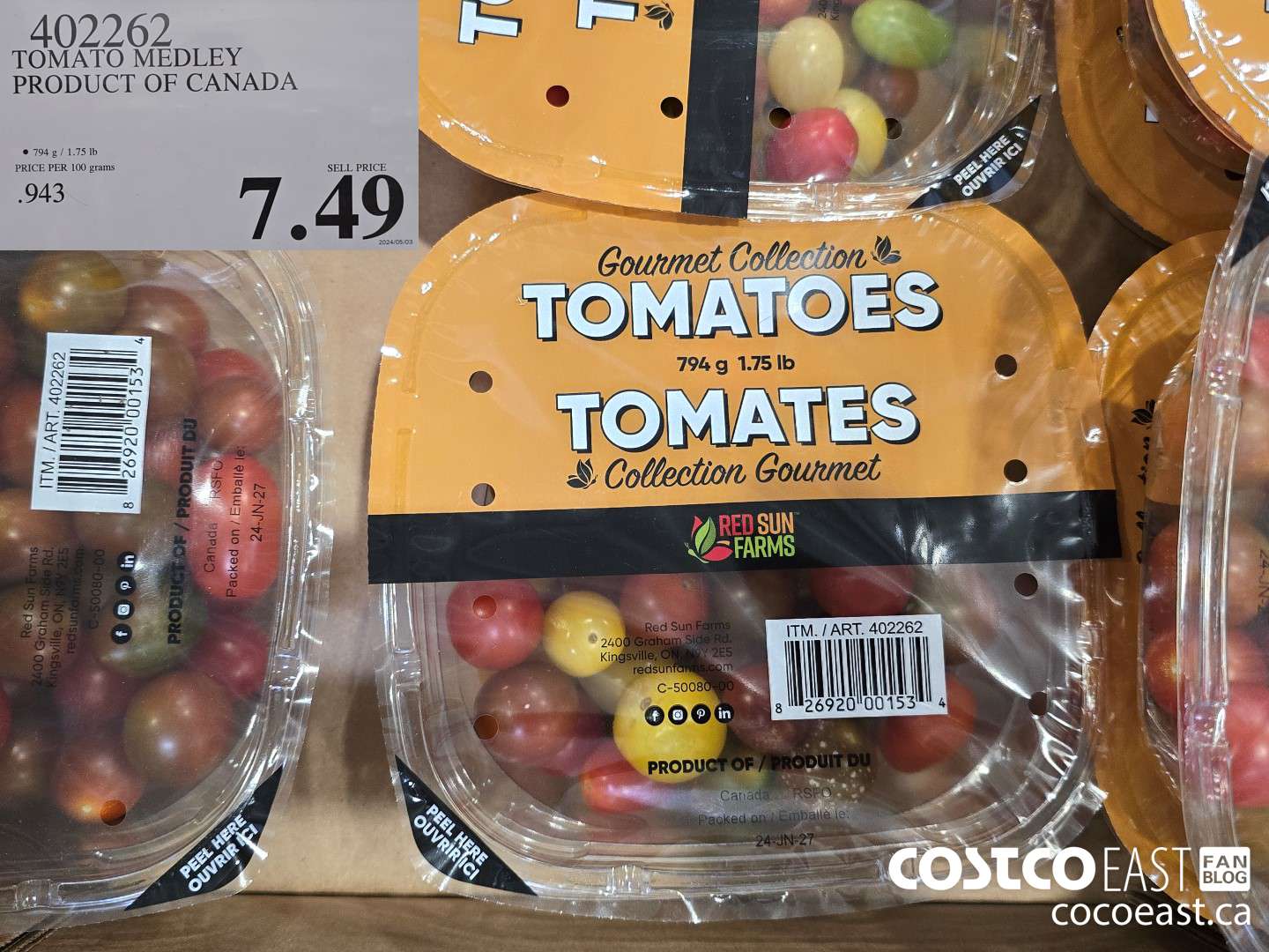 402262 TOMATO MEDLEY PRODUCT OF CANADA $7.49