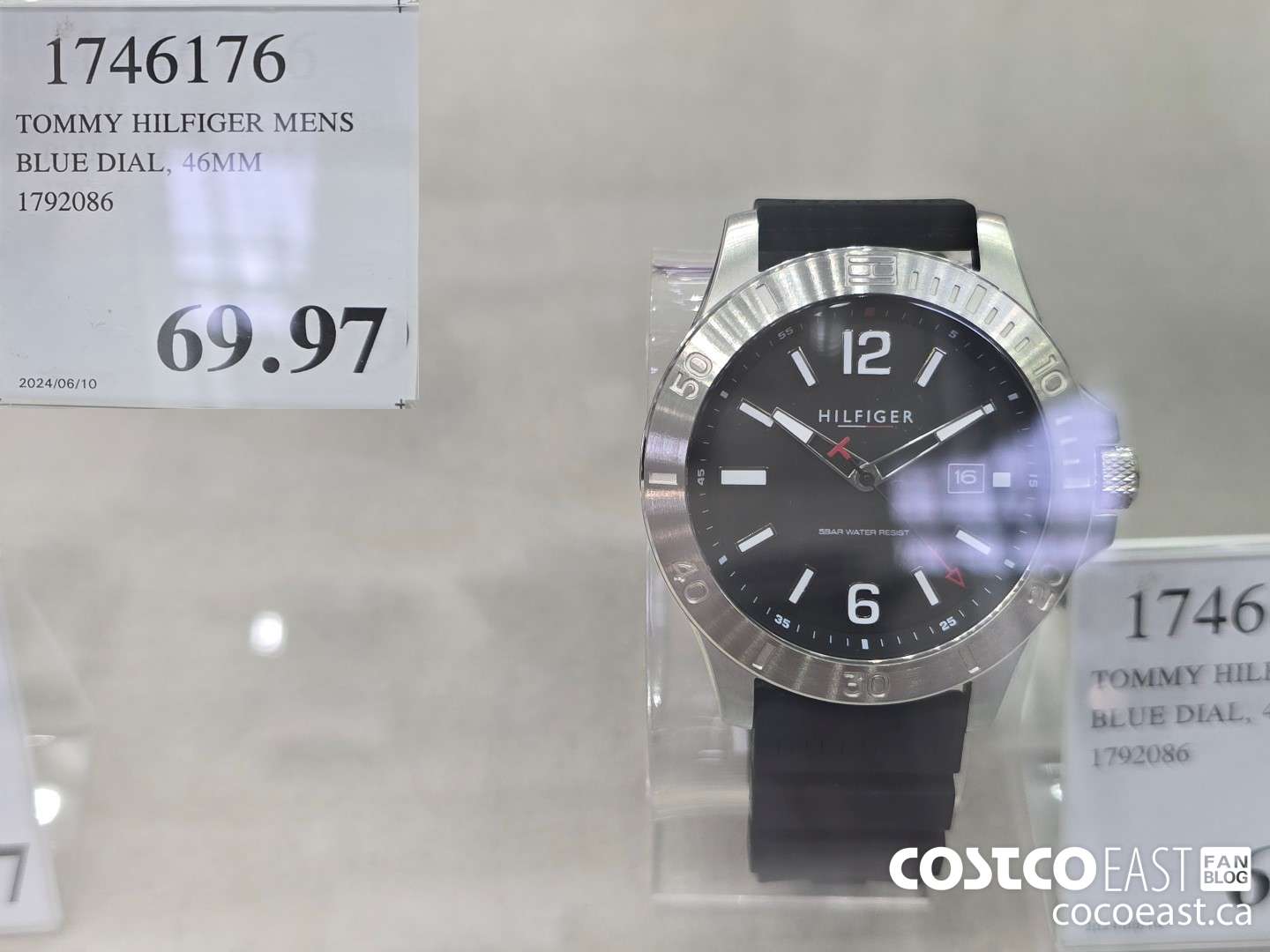 1746176 TOMMY HILFIGER MENS BLUE DIAL, 46MM 1792086 $69.97