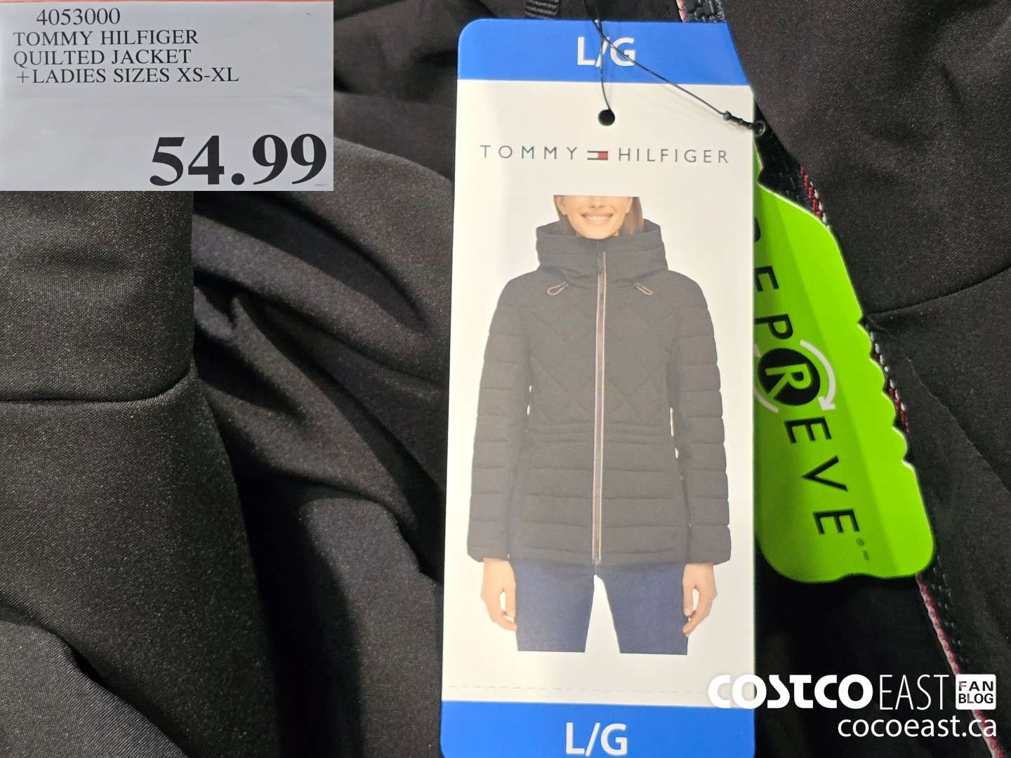 4053000 TOMMY HILFIGER QUILTED JACKET +LADIES SIZES XS-XL $54.99