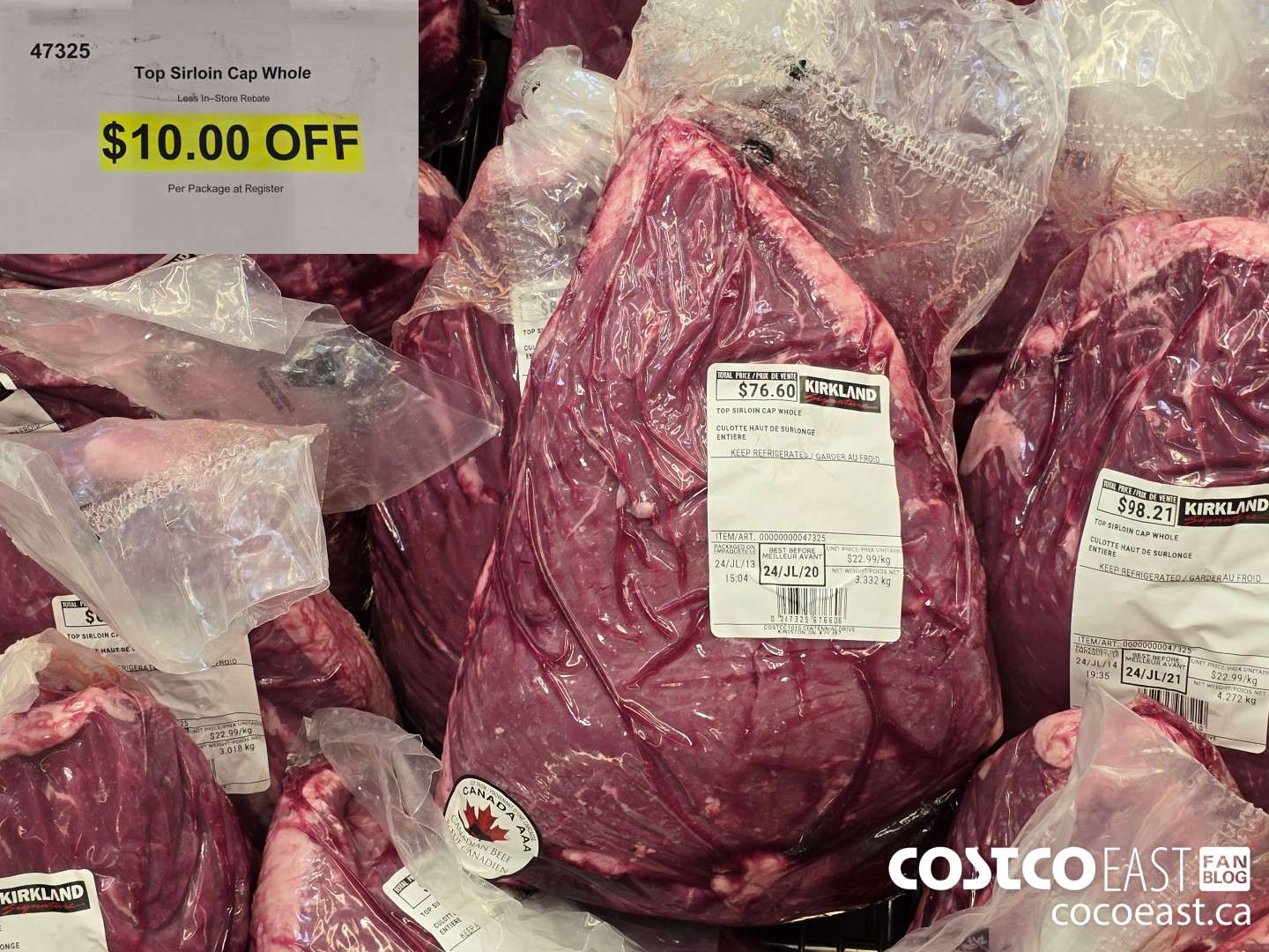 47325 Top Sirloin Cap Whole ($10.00 INSTANT SAVINGS)