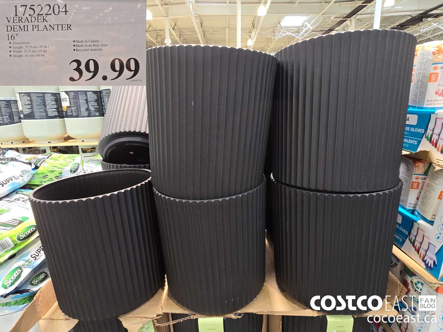 1752204 VERADEK DEMI PLANTER 16