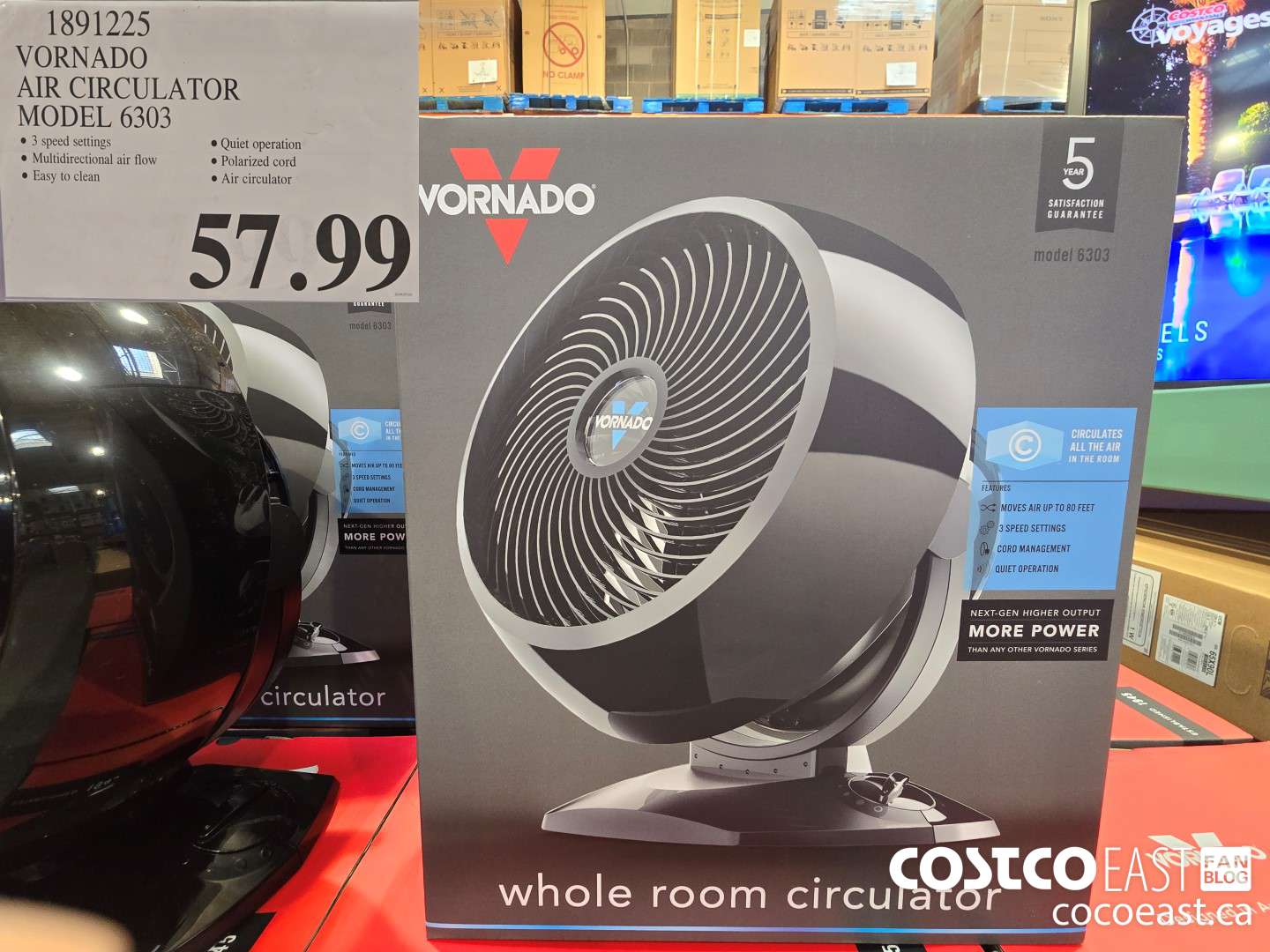 1891225 VORNADO AIR CIRCULATOR MODEL 6303 $57.99