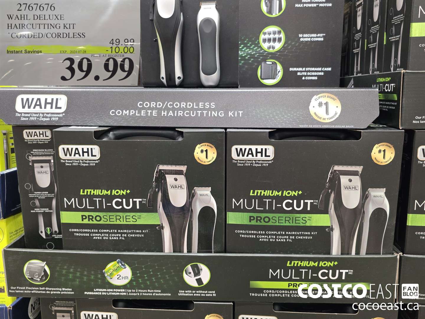 2767676 WAHL DELUXE HAIRCUTTING KIT CORDED/ CORDLESS ($10.00 INSTANT SAVINGS EXPIRES ON 2024-07-28) $39.99