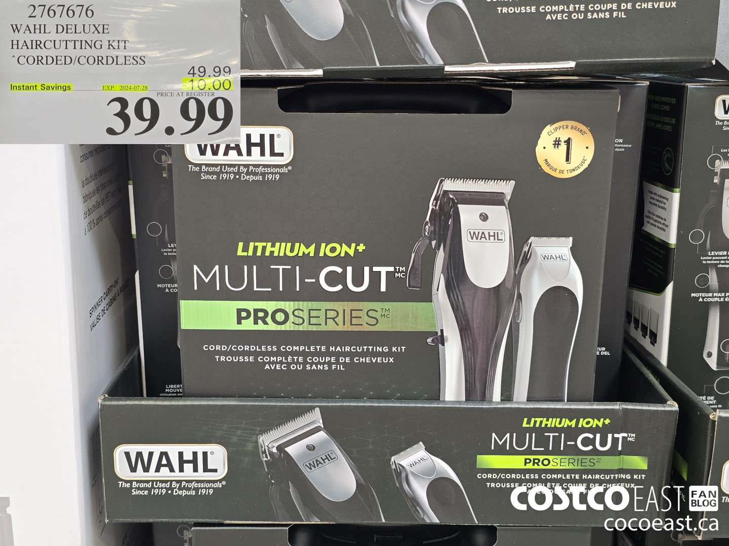 2767676 WAHL DELUXE HAIRCUTTING KIT CORDED/ CORDLESS ($10.00 INSTANT SAVINGS EXPIRES ON 2024-07-28) $39.99