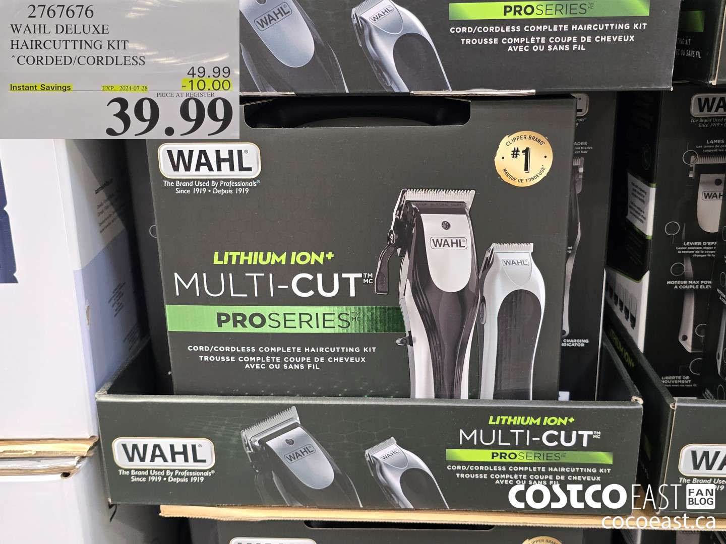 2767676 WAHL DELUXE HAIRCUTTING KIT CORDED/ CORDLESS ($10.00 INSTANT SAVINGS EXPIRES ON 2024-07-28) $39.99