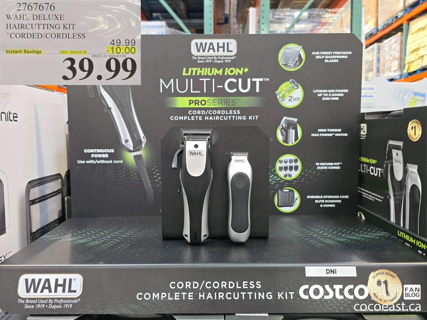 2767676 WAHL DELUXE HAIRCUTTING KIT CORDED/ CORDLESS ($10.00 INSTANT SAVINGS EXPIRES ON 2024-07-28) $39.99