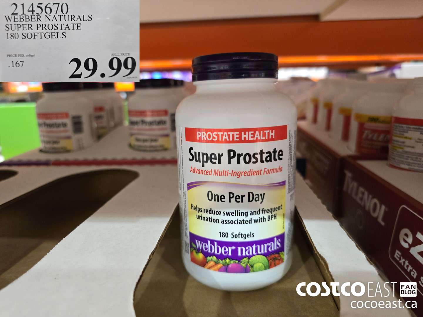2145670 WEBBER NATURALS SUPER PROSTATE 180 SOFTGELS $29.99