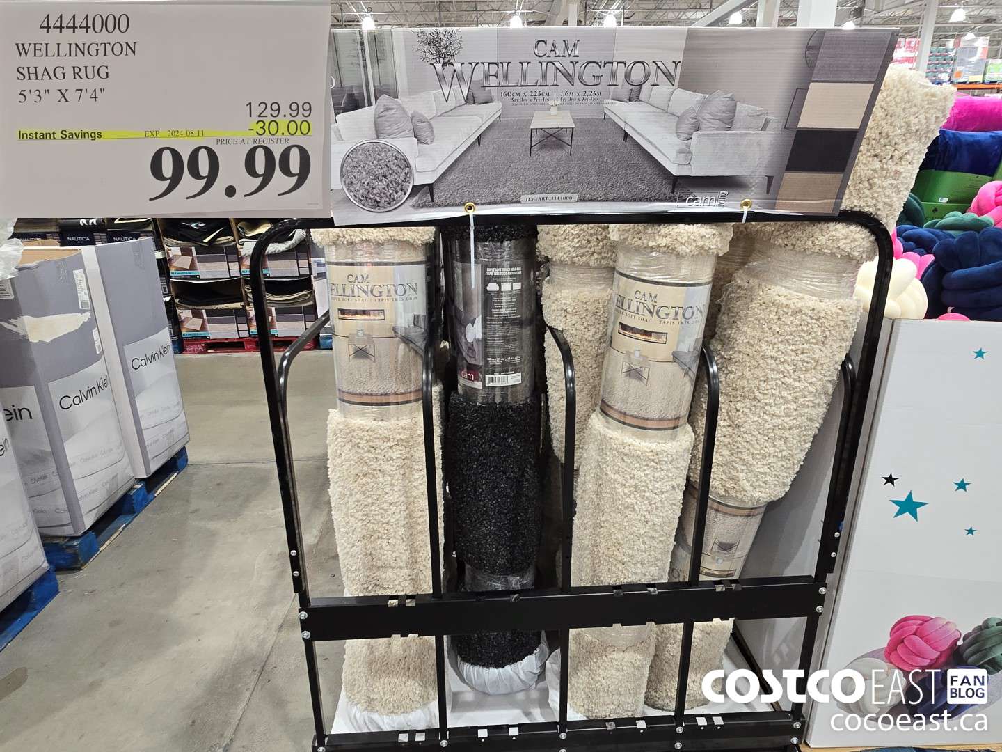 4444000 WELLINGTON SHAG RUG 5'3