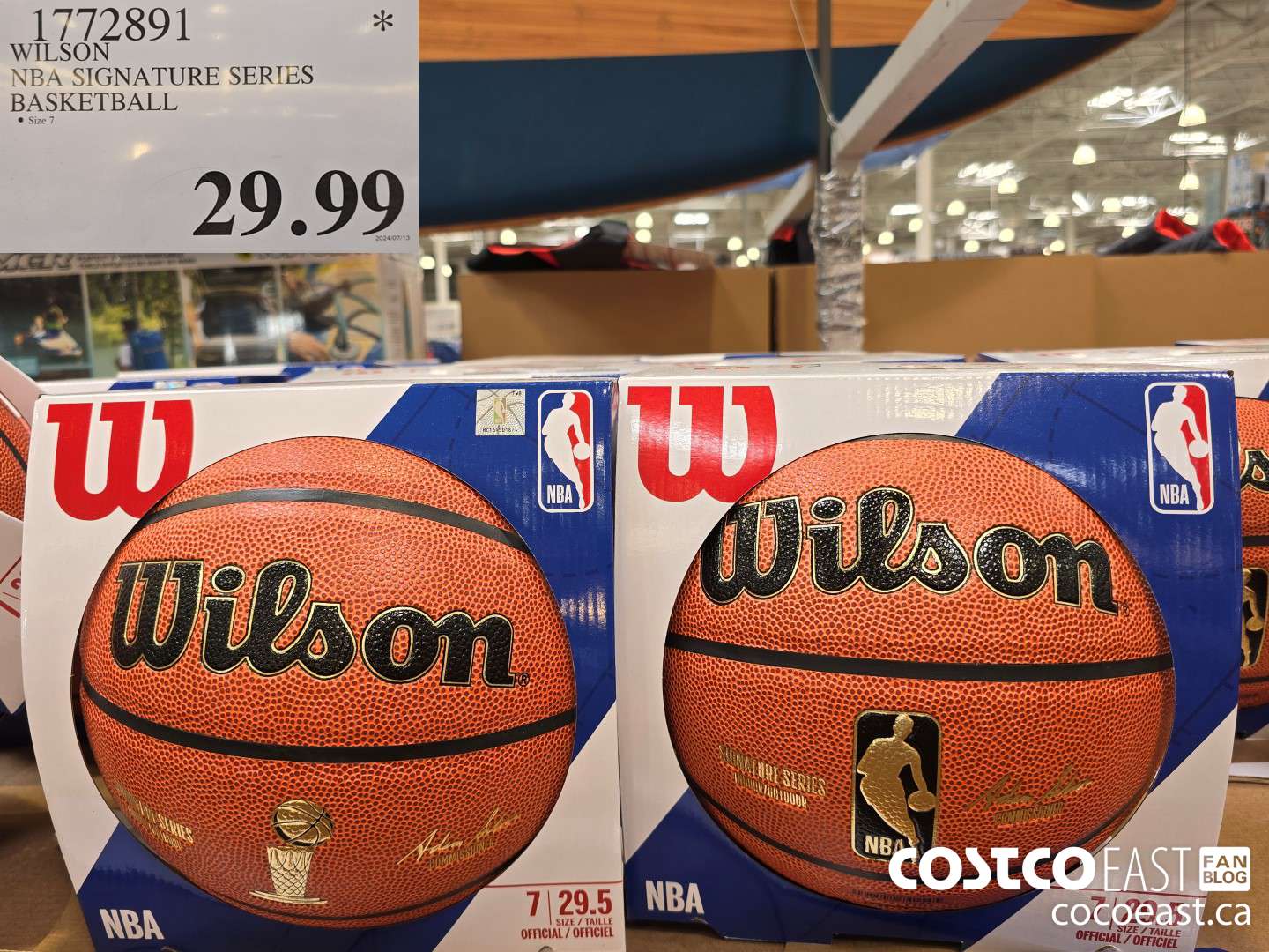 1772891 WILSON NBA SIGNATURE SERIES BASKETBALL $29.99