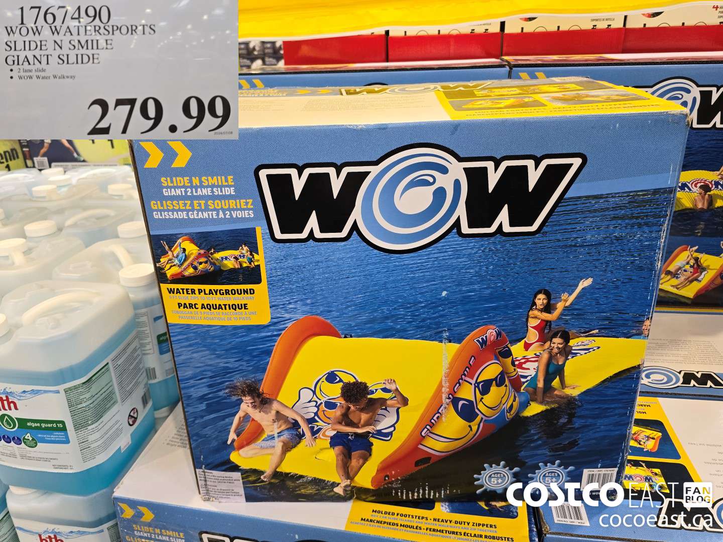 1767490 WOW WATERSPORTS SLIDE N SMILE GIANT SLIDE $279.99