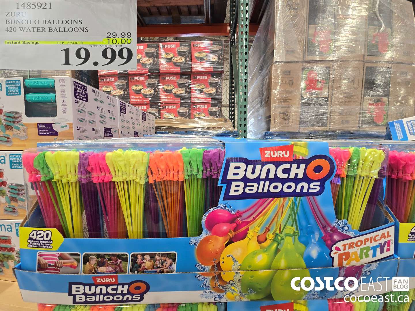 1485921 ZURU BUNCH O BALLOONS 420 WATER BALLOONS ($10.00 INSTANT SAVINGS EXPIRES ON 2024-07-07) $19.99