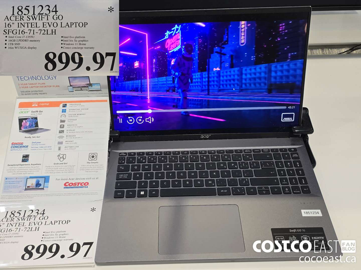 1851234 ACER SWIFT GO 16