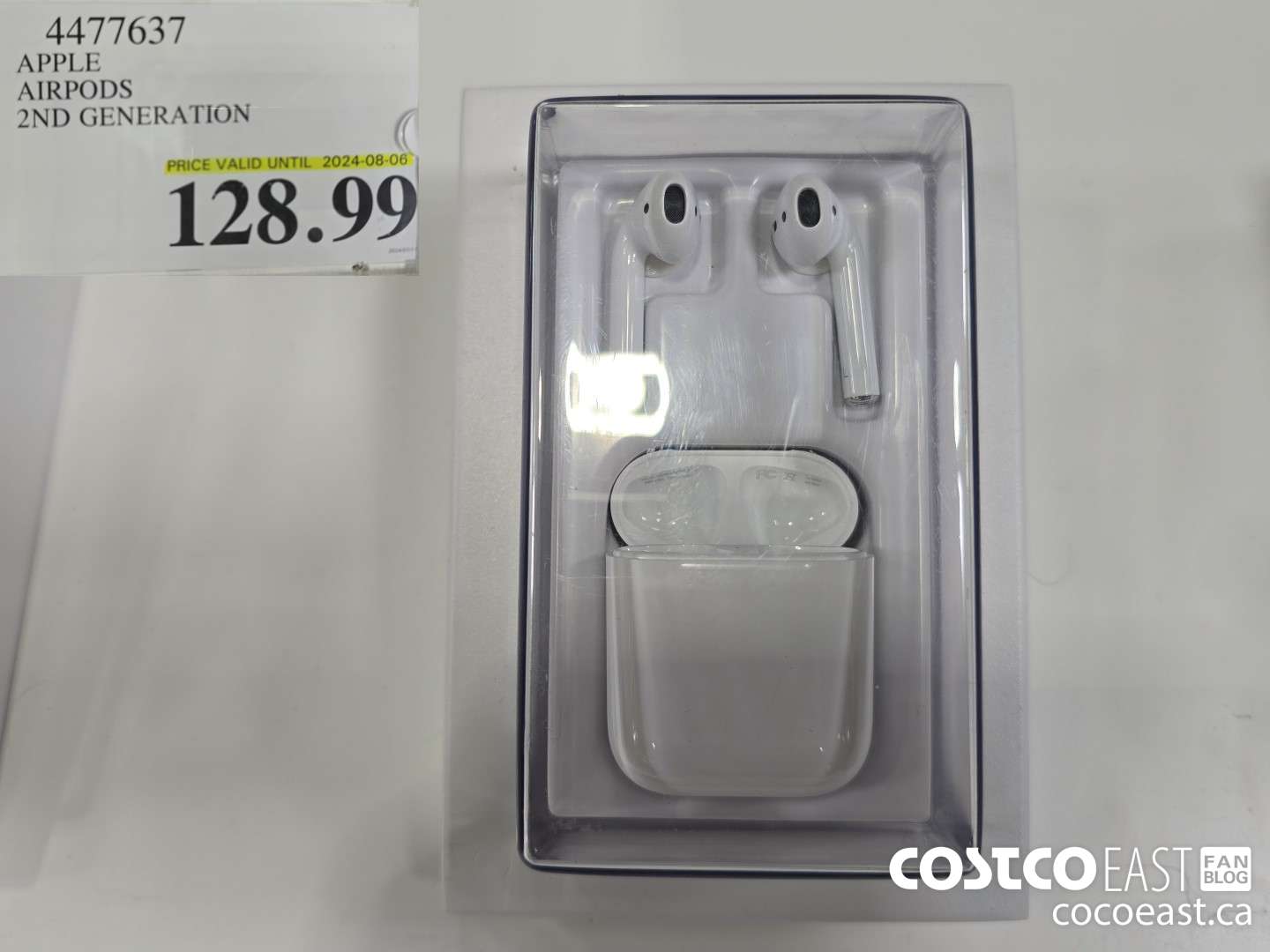 4477637 APPLE AIRPODS 2ND GENERATION $128.99