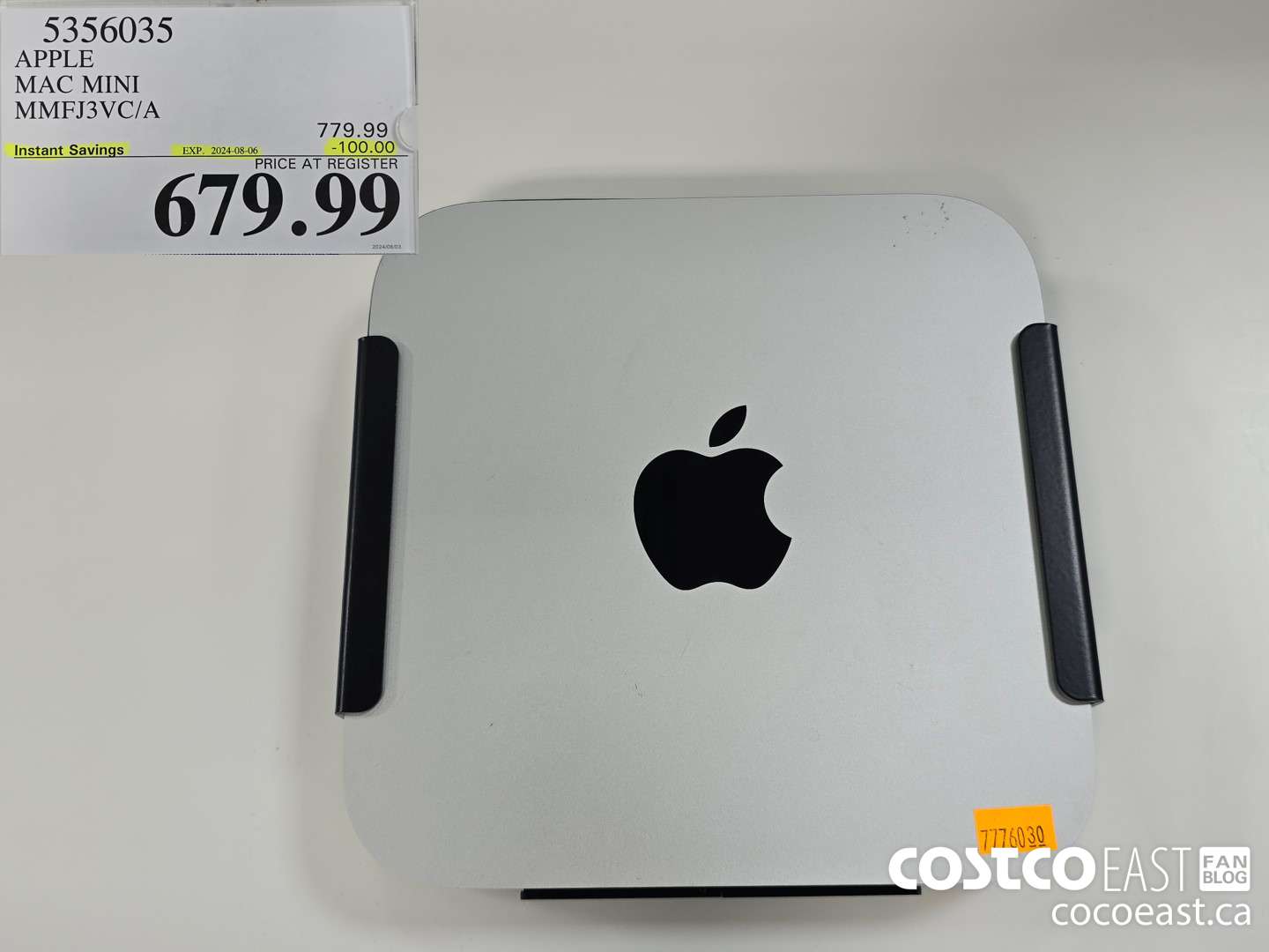 5356035 APPLE MAC MINI MMFJ3VC/A ($100.00 INSTANT SAVINGS EXPIRES ON 2024-08-06) $679.99