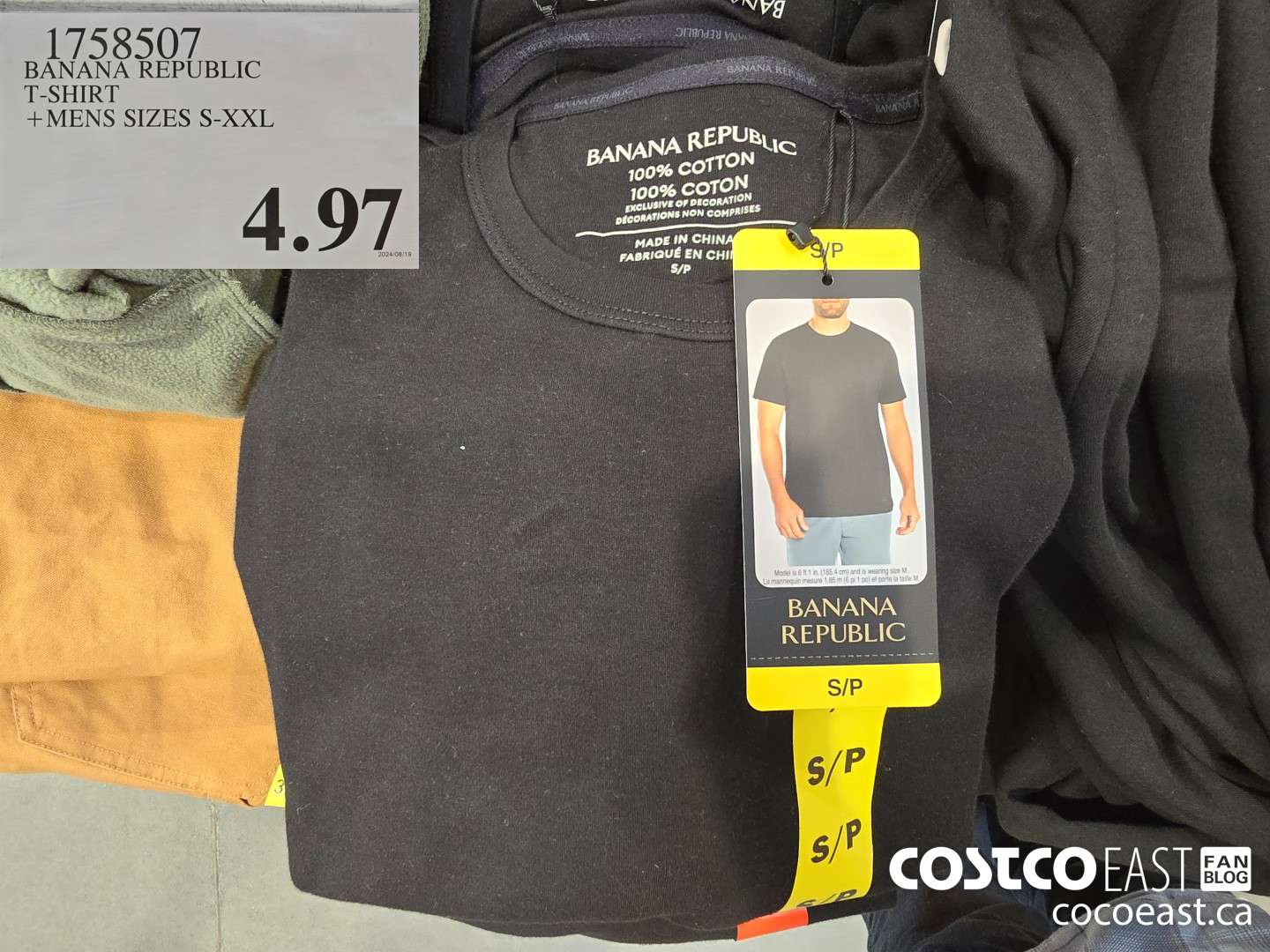 1758507 BANANA REPUBLIC T-SHIRT +MENS SIZES S-XXL $4.97