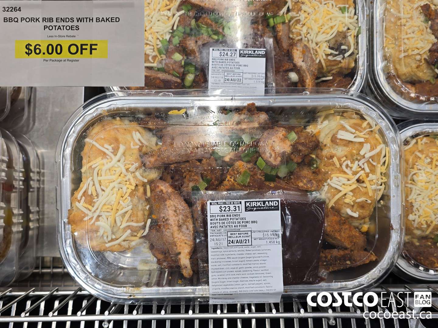 32264 BBQ PORK RIB ENDS WITH BAKED POTATOES ($6.00 INSTANT SAVINGS)