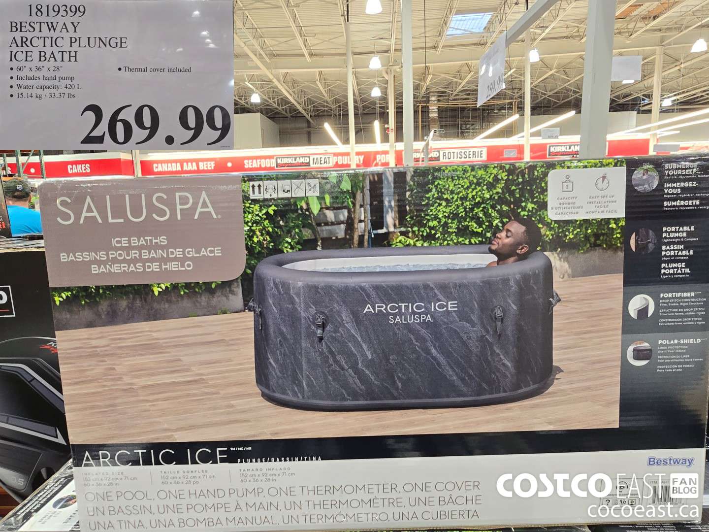 1819399 BESTWAY ARCTIC PLUNGE ICE BATH $269.99