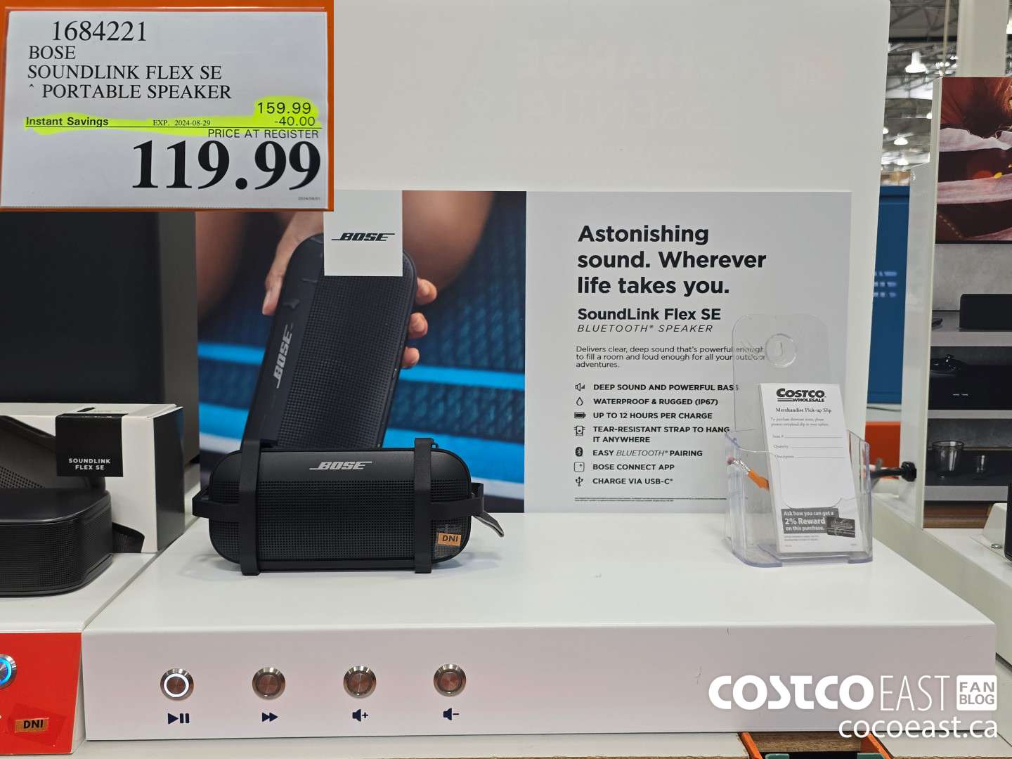 1684221 BOSE SOUNDLINK FLEX SE PORTABLE SPEAKER ($40.00 INSTANT SAVINGS EXPIRES ON 2024-08-29) $119.99