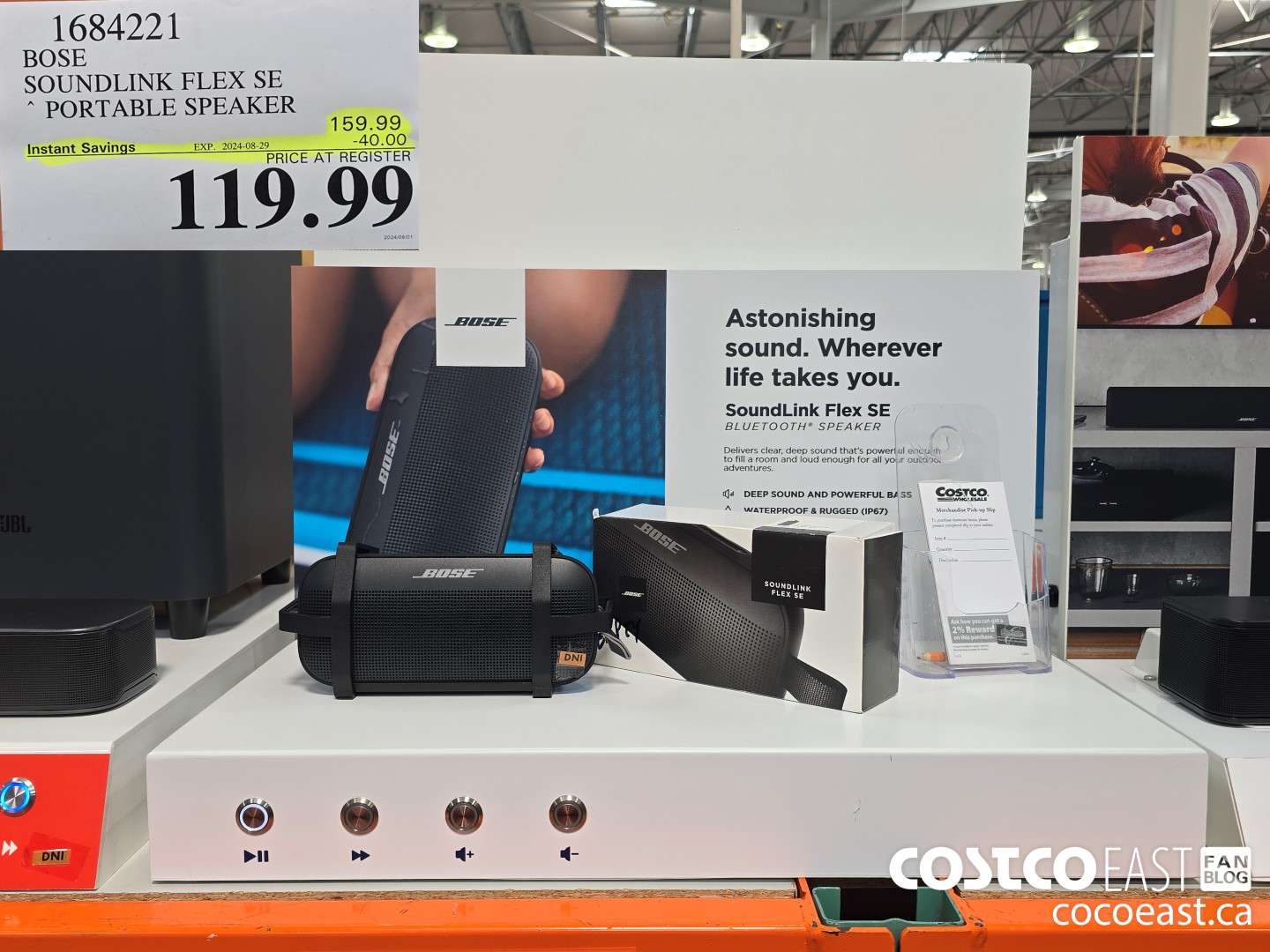 1684221 BOSE SOUNDLINK FLEX SE PORTABLE SPEAKER ($40.00 INSTANT SAVINGS EXPIRES ON 2024-08-29) $119.99