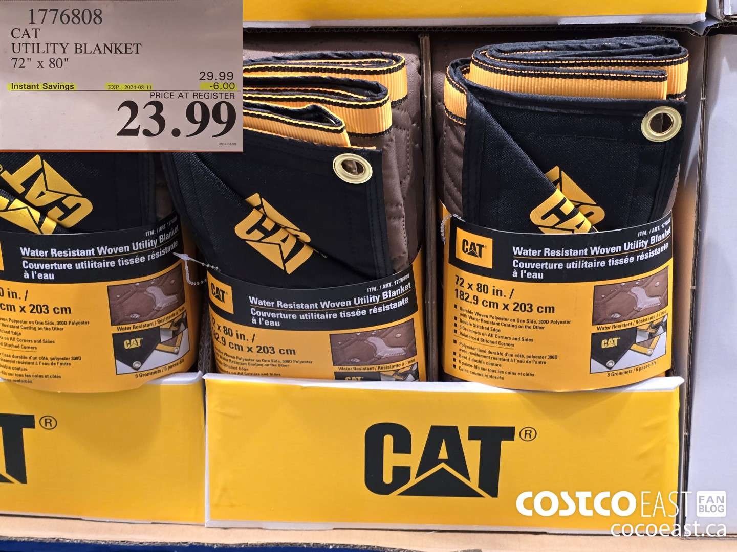 1716808 CAT UTILITY BLANKET 72