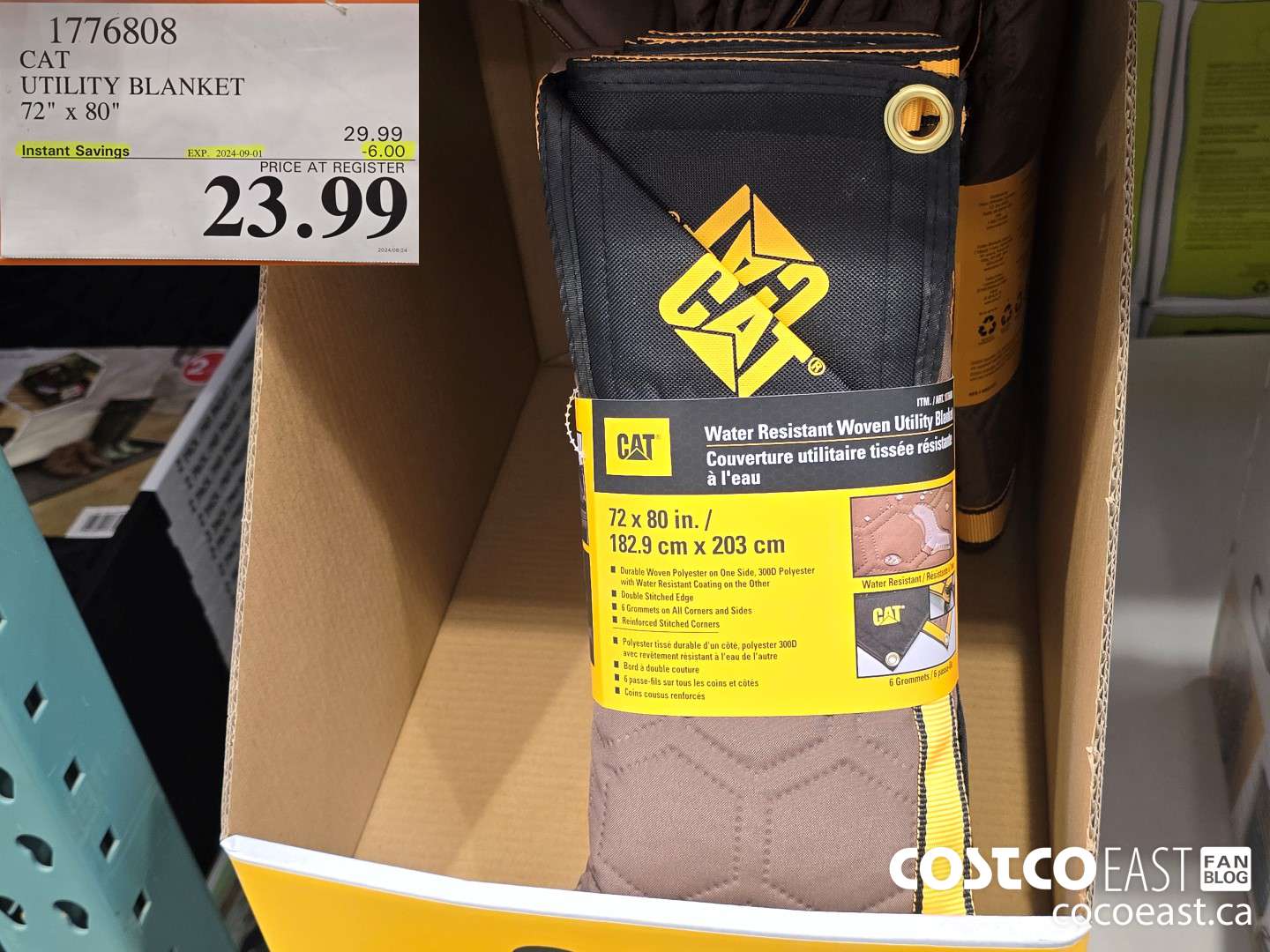 1776808 CAT UTILITY BLANKET 72