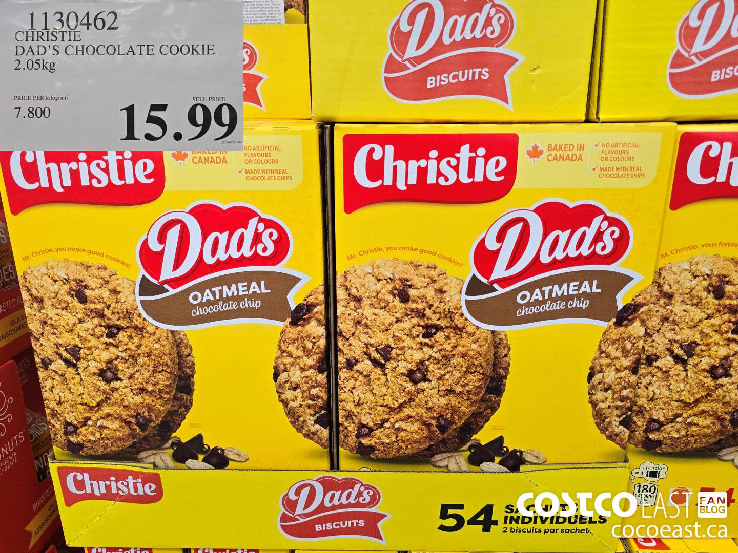 1130462 CHRISTIE DAD'S CHOCOLATE COOKIE 2.05kg $15.99