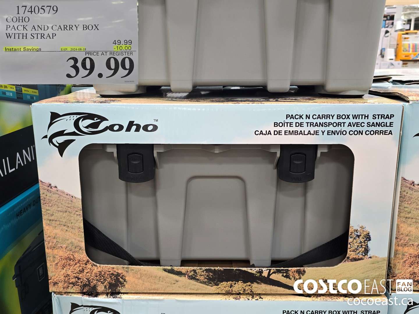 1740579 COHO PACK AND CARRY BOX WITH STRAP ($10.00 INSTANT SAVINGS EXPIRES ON 2024-08-18) $39.99