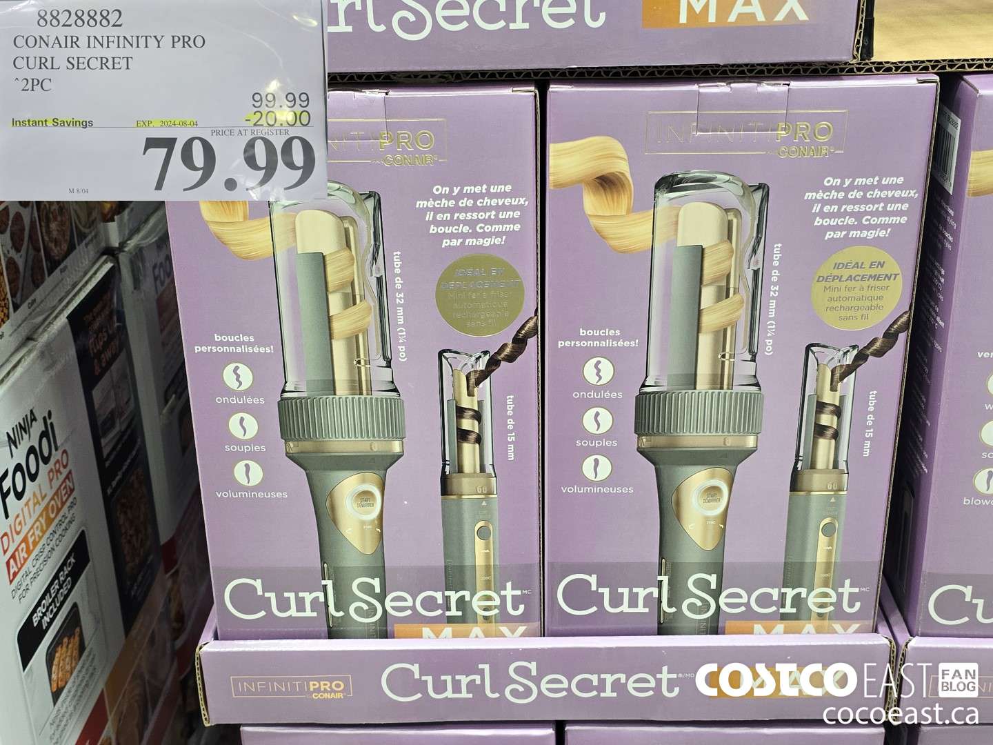 8828882 CONAIR INFINITY PRO CURL SECRET 2PC ($20.00 INSTANT SAVINGS EXPIRES ON 2024-08-04) $79.99
