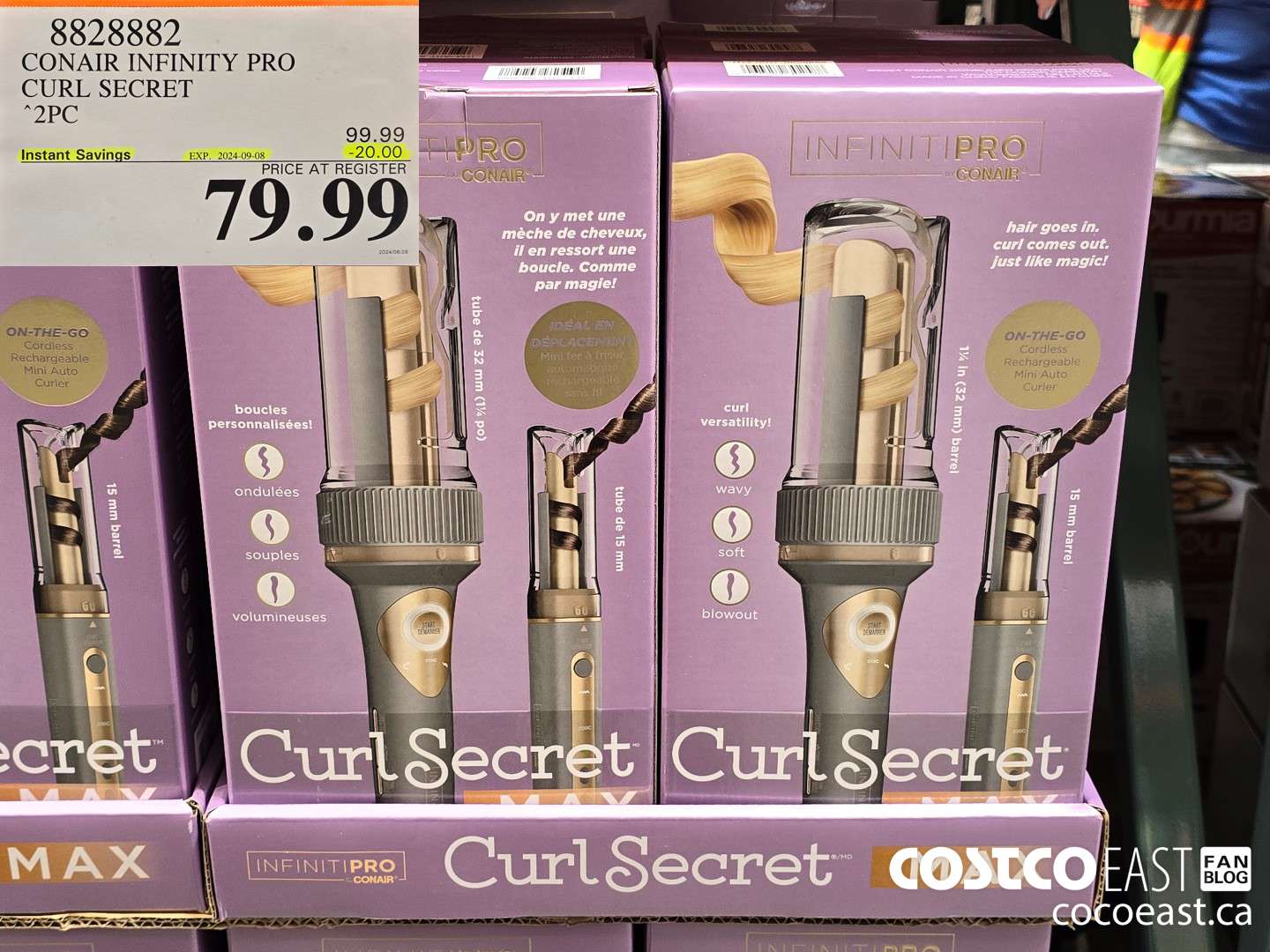 8828882 CONAIR INFINITY PRO CURL SECRET 2PC ($20.00 INSTANT SAVINGS EXPIRES ON 2024-09-08) $79.99