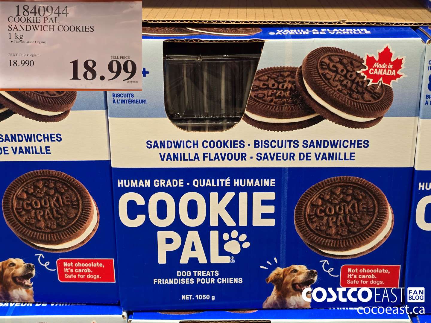 1840944 COOKIE PAL SANDWICH COOKIES 1 kg $18.99