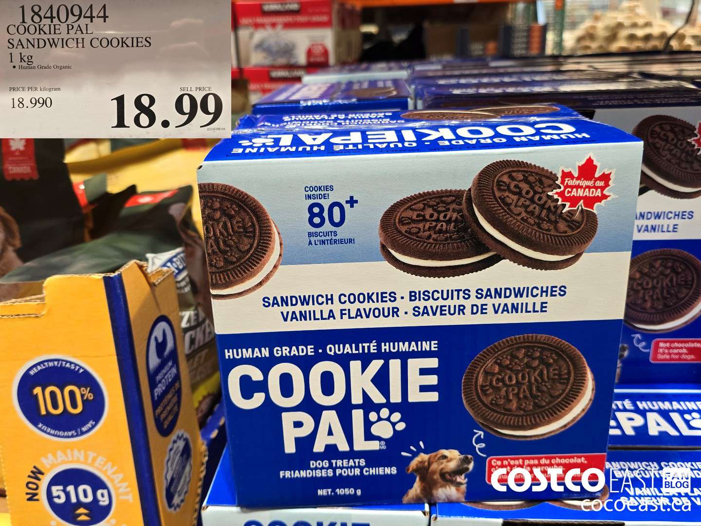 1840944 COOKIE PAL SANDWICH COOKIES 1 kg $18.99