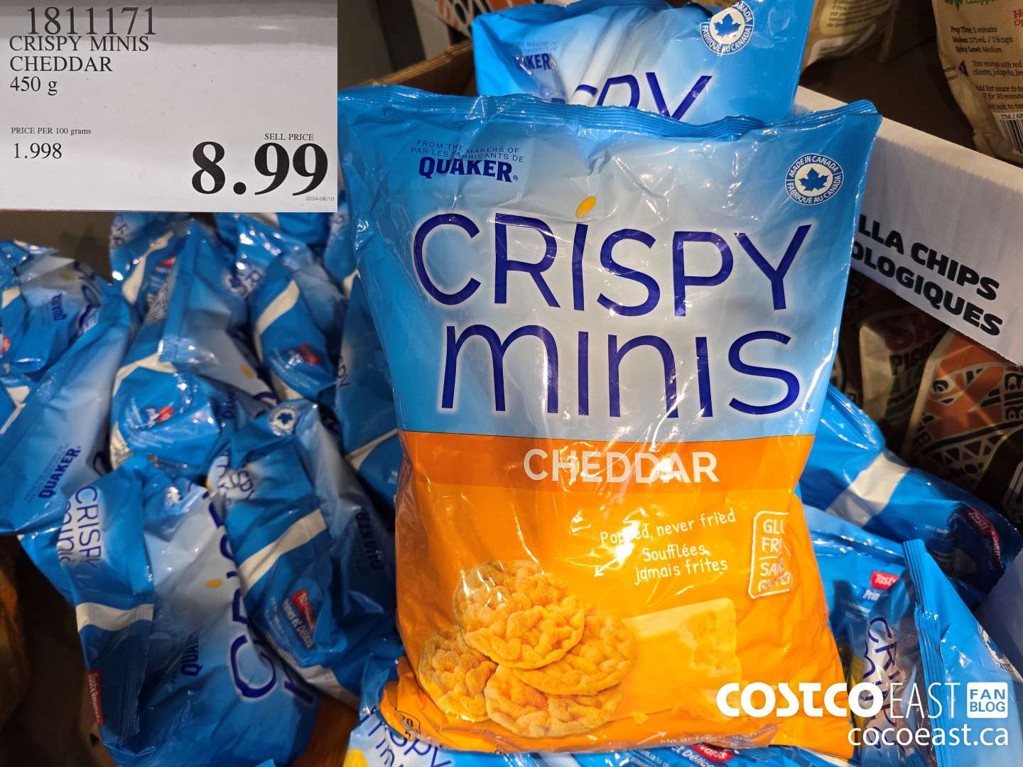 1811171 CRISPY MINIS CHEDDAR 450g $8.99