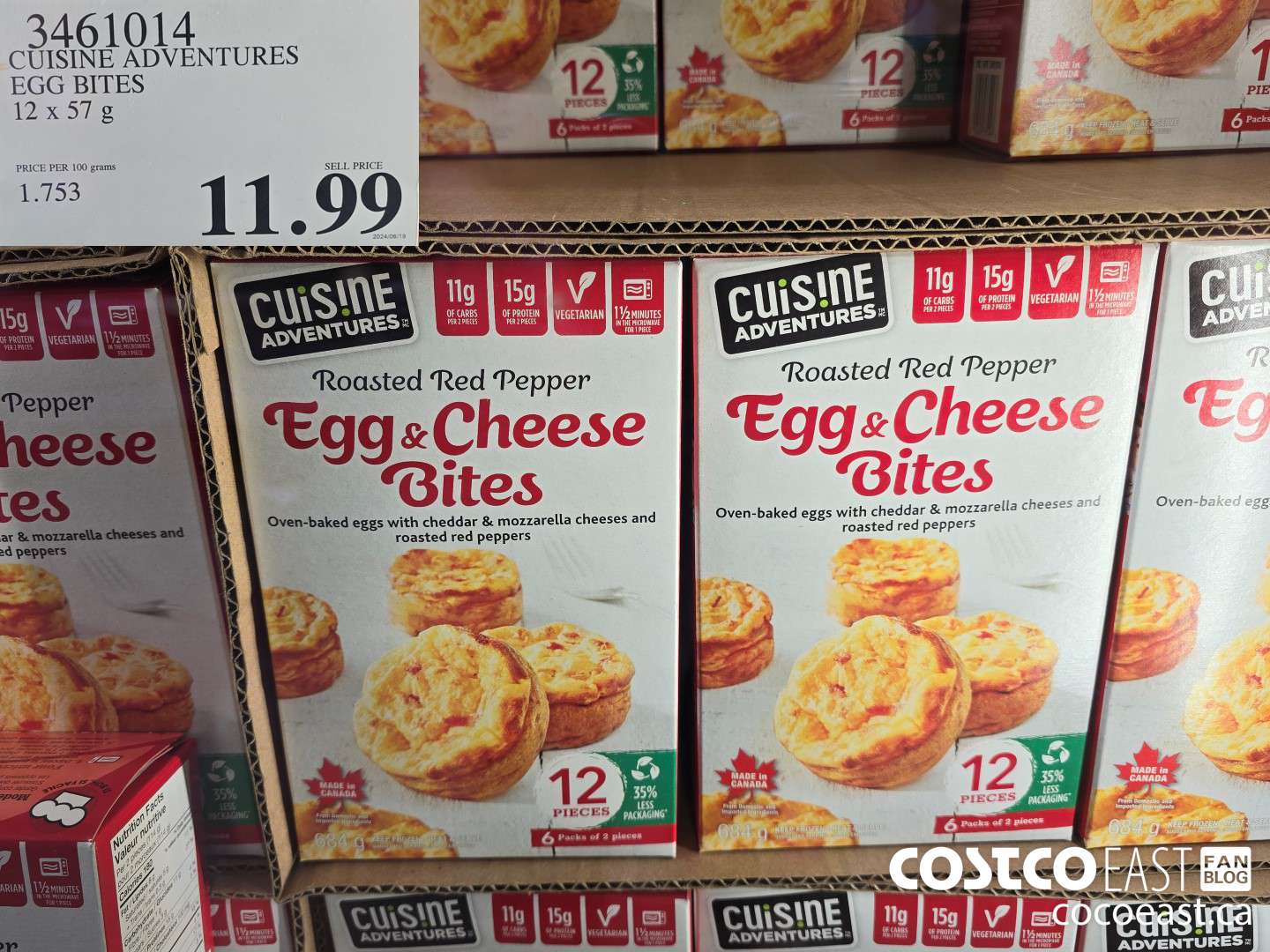 3461014 CUISINE ADVENTURES EGG BITES 12 X 57 G $11.99