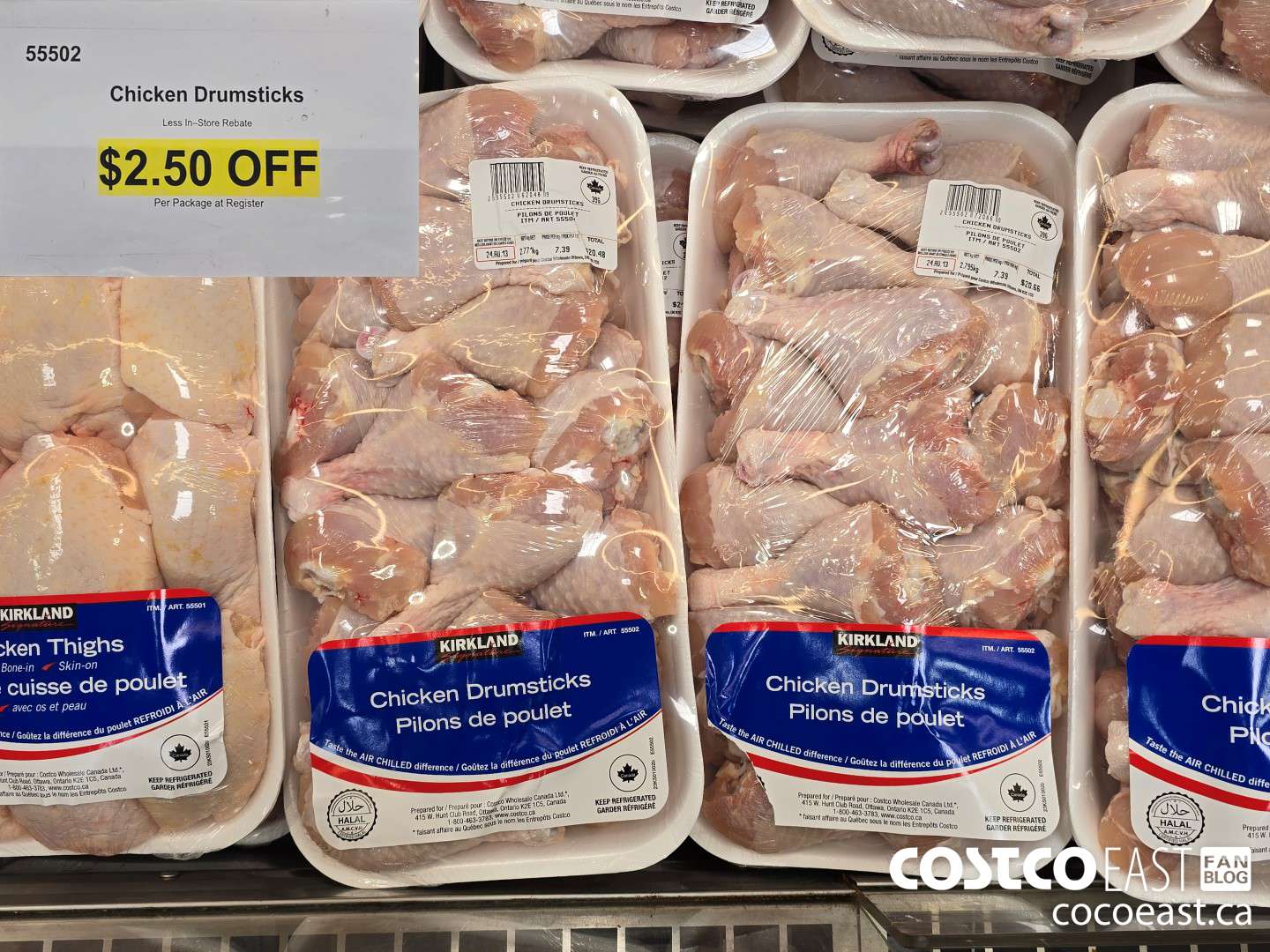 55502 Chicken Drumsticks ($2.50 INSTANT SAVINGS)