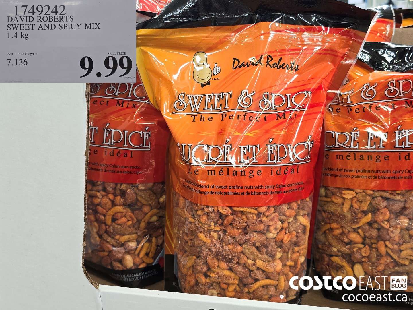 1749242 DAVID ROBERTS SWEET AND SPICY MIX 1.4 kg $9.99