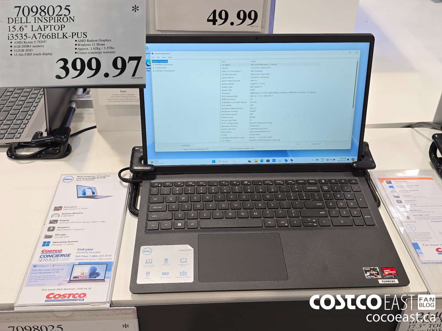 7098025 DELL INSPIRON 15.6