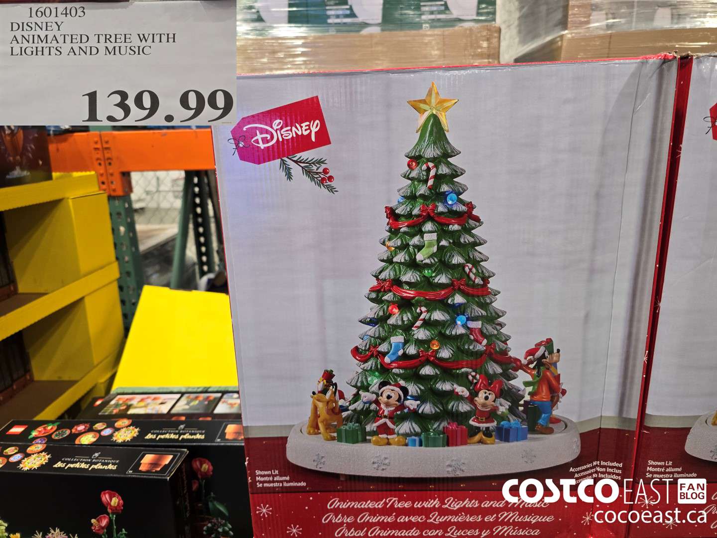 1601403 DISNEY ANIMATED TREE WITH LIGHTS AND MUSIC $139.99