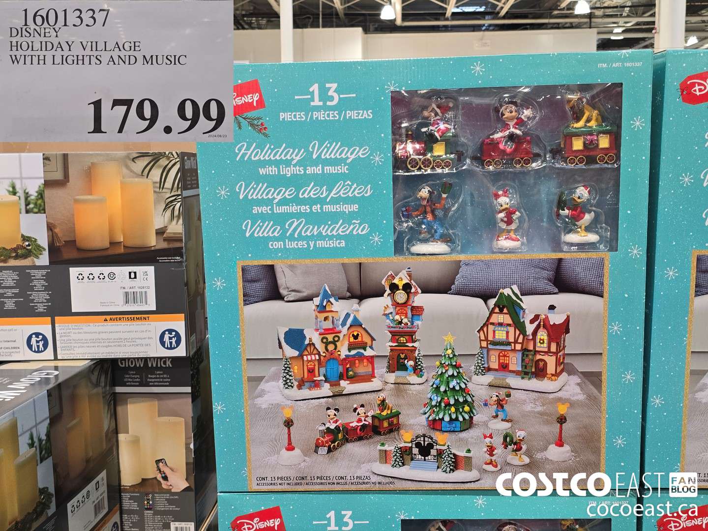 1601337 DISNEY HOLIDAY VILLAGE WITH LIGHTS AND MUSIC $179.99