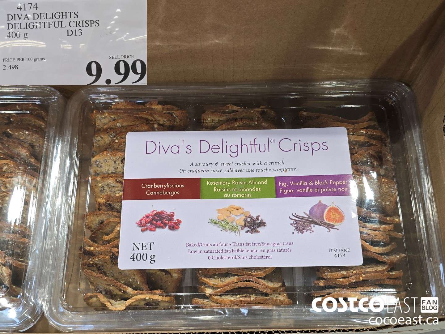 4174 DIVA DELIGHTS DELIGHTFUL CRISPS 400 g $9.99