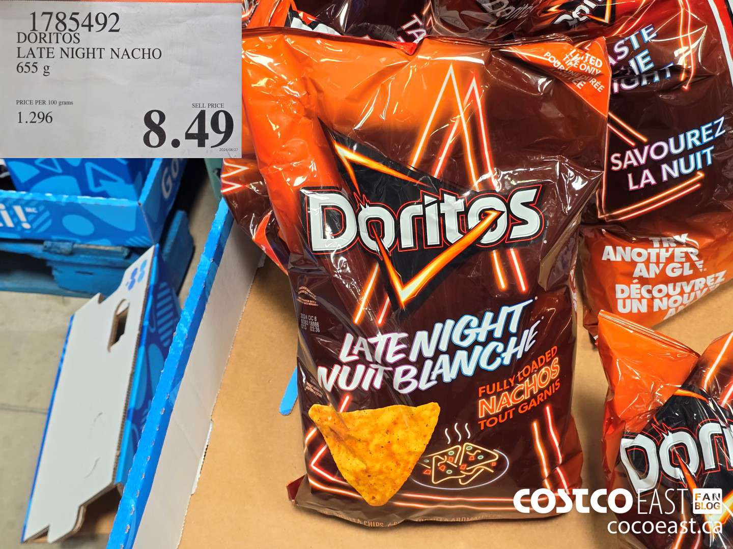 1785492 DORITOS LATE NIGHT NACHO 655 G $8.49