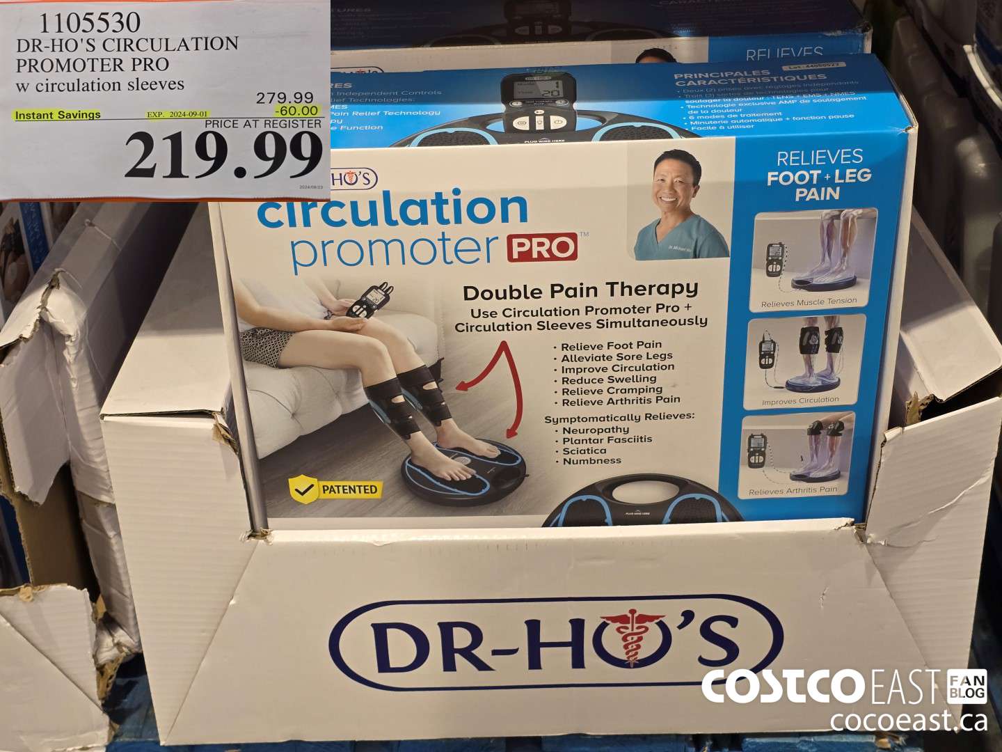 1105530 DR-HO'S CIRCULATION PROMOTER PRO w circulation sleeves ($60.00 INSTANT SAVINGS EXPIRES ON 2024-09-01) $219.99